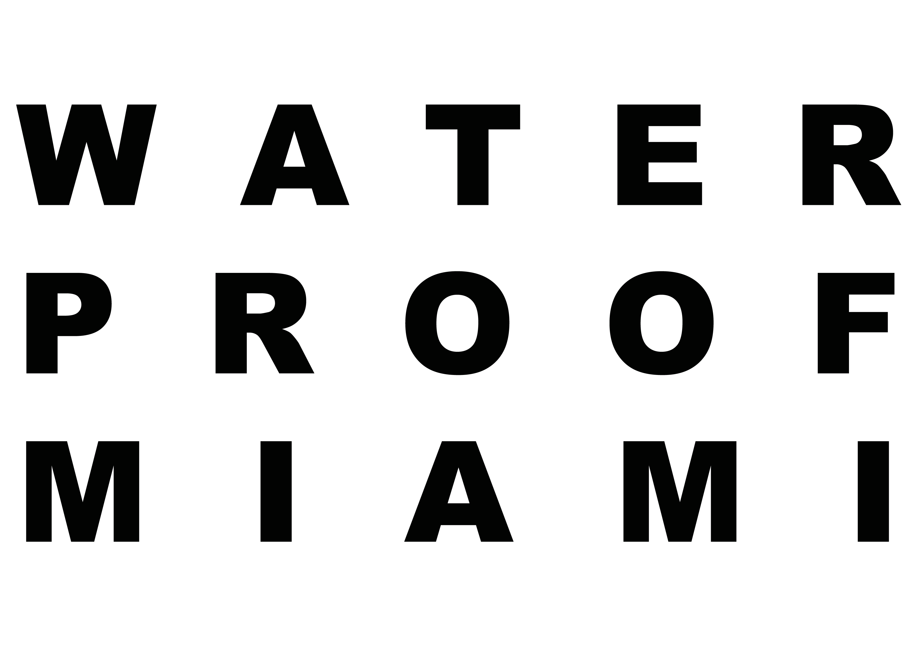 Water proof Logo